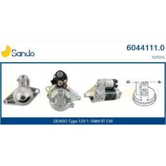 Démarreur SANDO 6044111.0