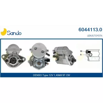 Démarreur SANDO 6044113.0