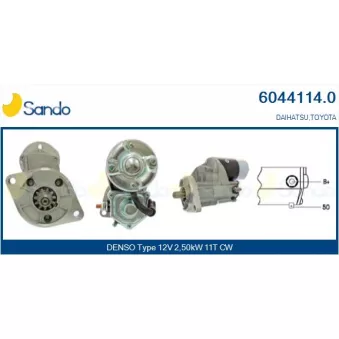 Démarreur SANDO 6044114.0