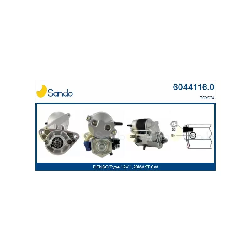 Démarreur SANDO 6044116.0