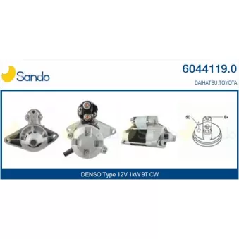 Démarreur SANDO 6044119.0