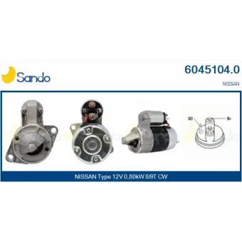 Démarreur SANDO 6045104.0