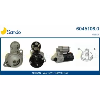 Démarreur SANDO 6045106.0