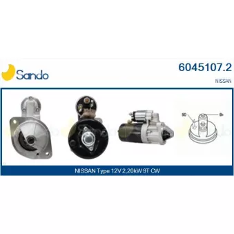 Démarreur SANDO 6045107.2