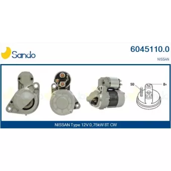 Démarreur SANDO 6045110.0