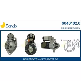 Démarreur SANDO 6046102.0