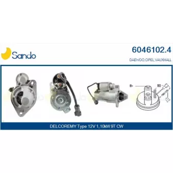 Démarreur SANDO 6046102.4