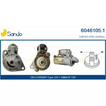 Démarreur SANDO 6046105.1