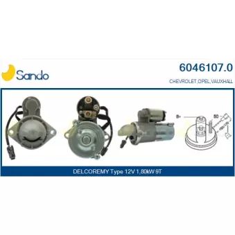 Démarreur SANDO 6046107.0