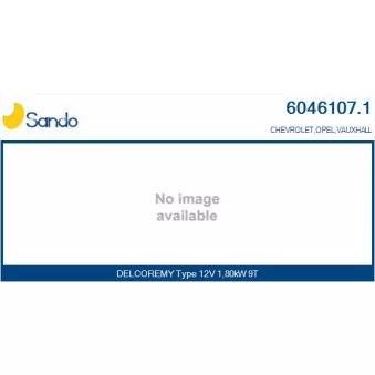 Démarreur SANDO 6046107.1