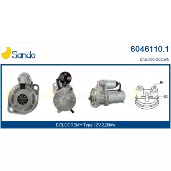 Démarreur SANDO 6046110.1
