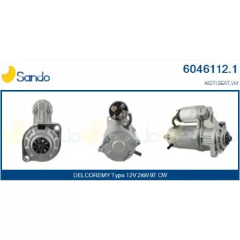Démarreur SANDO 6046112.1