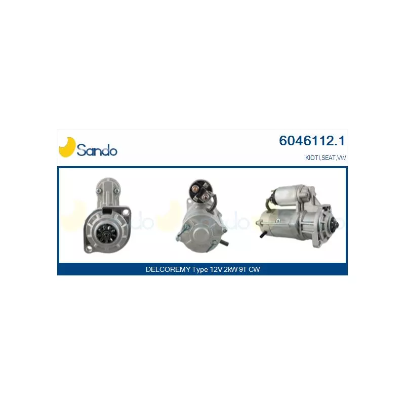 Démarreur SANDO 6046112.1