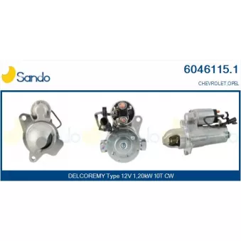 Démarreur SANDO 6046115.1