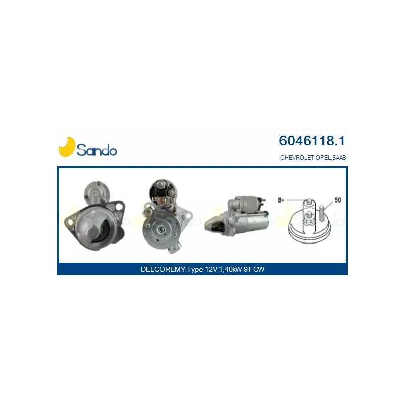 Démarreur SANDO 6046118.1