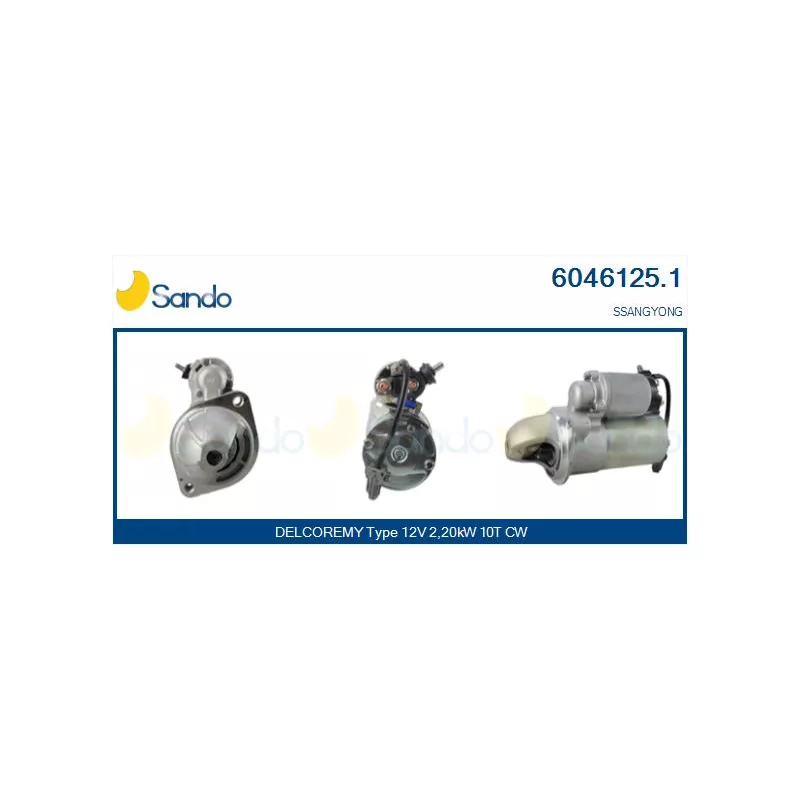 Démarreur SANDO 6046125.1