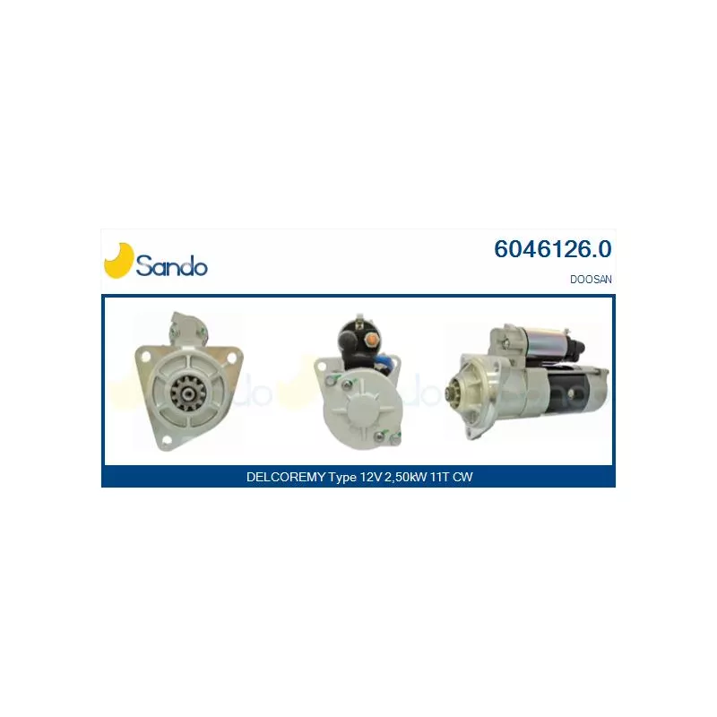 Démarreur SANDO 6046126.0