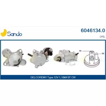 Démarreur SANDO 6046134.0