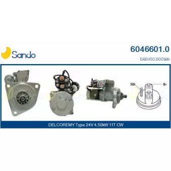 Démarreur SANDO 6046601.0