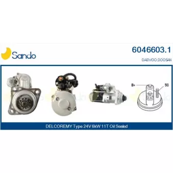 Démarreur SANDO 6046603.1