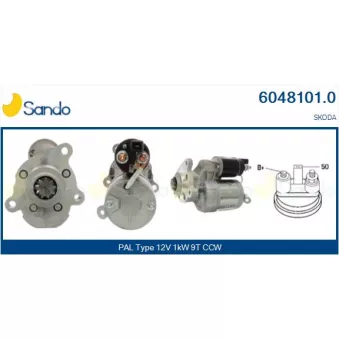 Démarreur SANDO 6048101.0