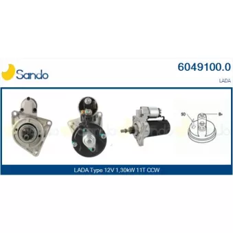 Démarreur SANDO 6049100.0