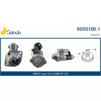 Démarreur SANDO 6050100.1