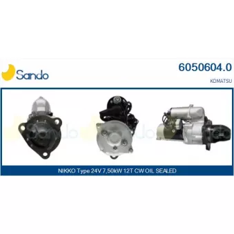 Démarreur SANDO 6050604.0
