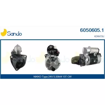 Démarreur SANDO 6050605.1