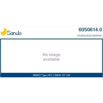 Démarreur SANDO 6050614.0
