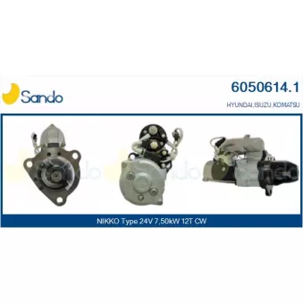 Démarreur SANDO 6050614.1