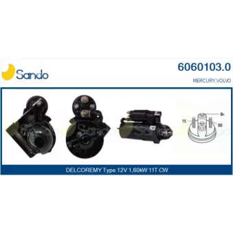 Démarreur SANDO 6060103.0