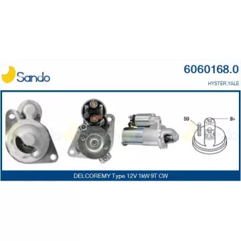 Démarreur SANDO 6060168.0
