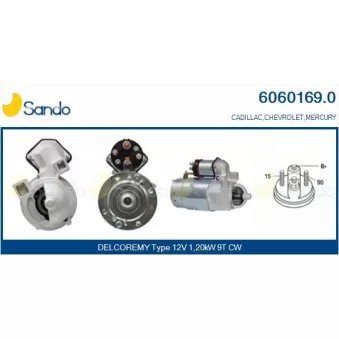 Démarreur SANDO 6060169.0