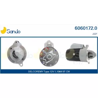 Démarreur SANDO 6060172.0
