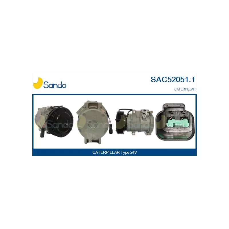 Compresseur, climatisation SANDO SAC52051.1