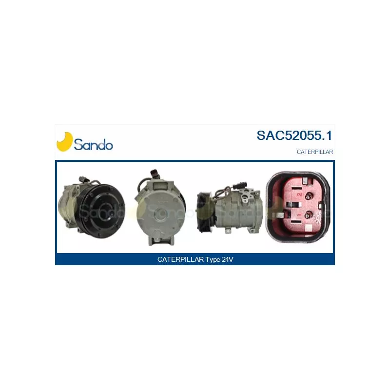 Compresseur, climatisation SANDO SAC52055.1