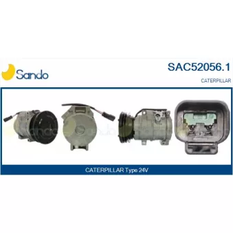 Compresseur, climatisation SANDO SAC52056.1
