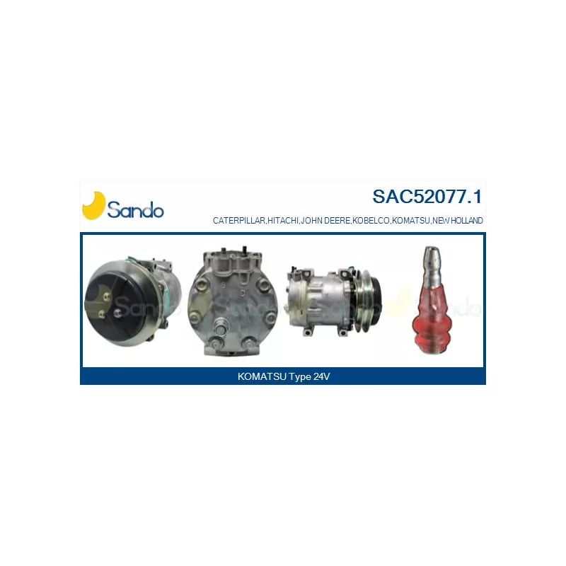 Compresseur, climatisation SANDO SAC52077.1