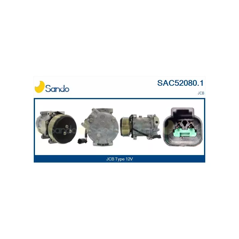 Compresseur, climatisation SANDO SAC52080.1