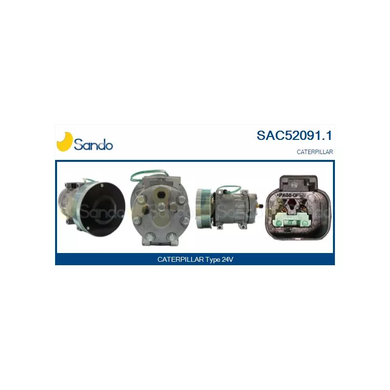 Compresseur, climatisation SANDO SAC52091.1