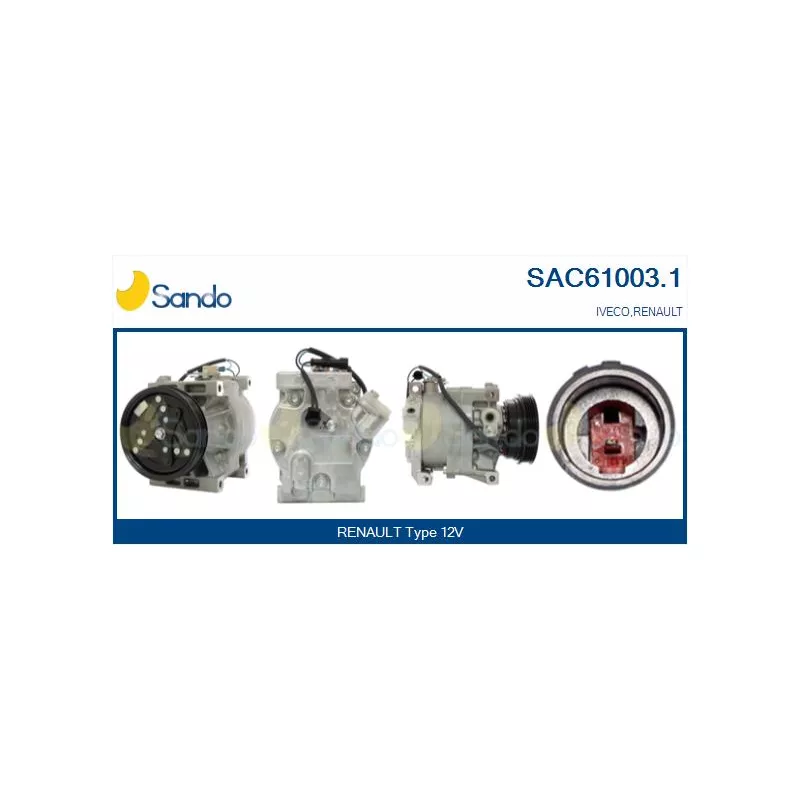 Compresseur, climatisation SANDO SAC61003.1