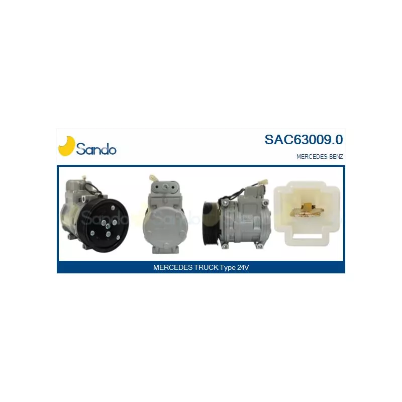 Compresseur, climatisation SANDO SAC63009.0