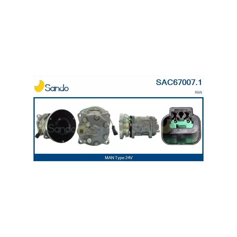 Compresseur, climatisation SANDO SAC67007.1