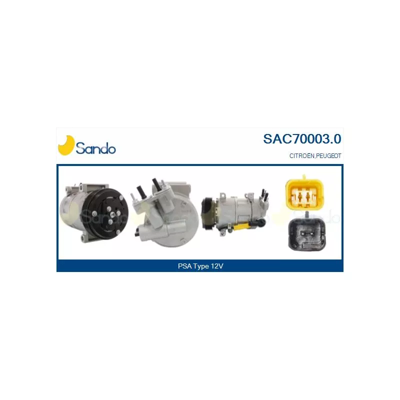 Compresseur, climatisation SANDO SAC70003.0
