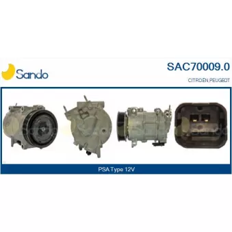 Compresseur, climatisation SANDO SAC70009.0
