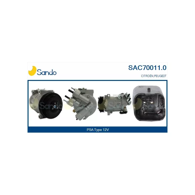 Compresseur, climatisation SANDO SAC70011.0