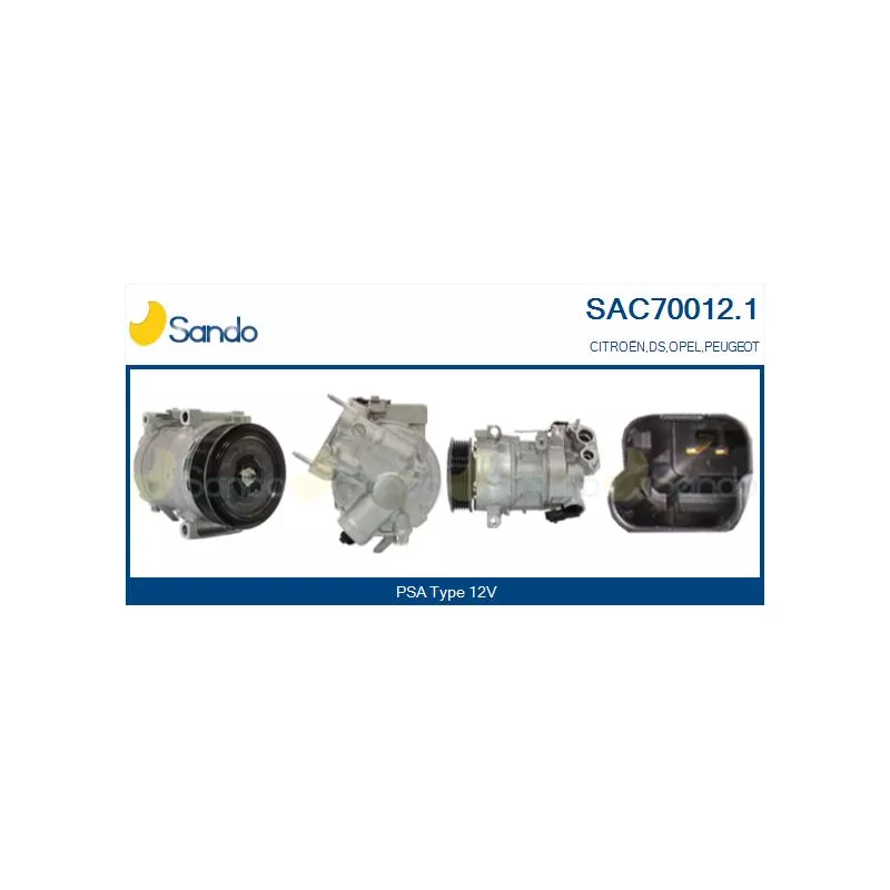 Compresseur, climatisation SANDO SAC70012.1