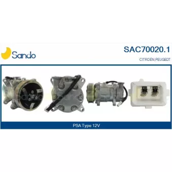 Compresseur, climatisation SANDO SAC70020.1