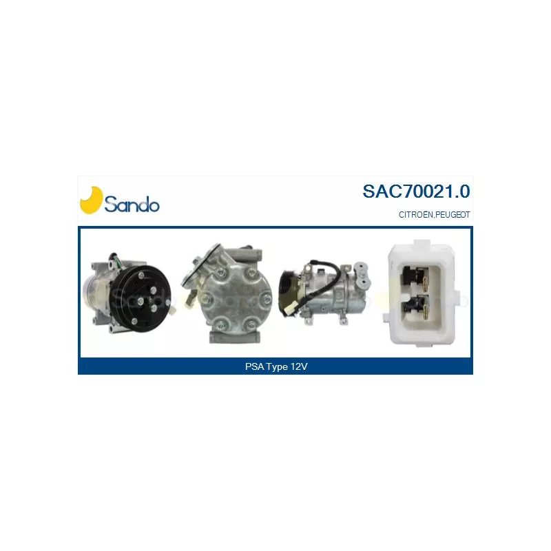 Compresseur, climatisation SANDO SAC70021.0